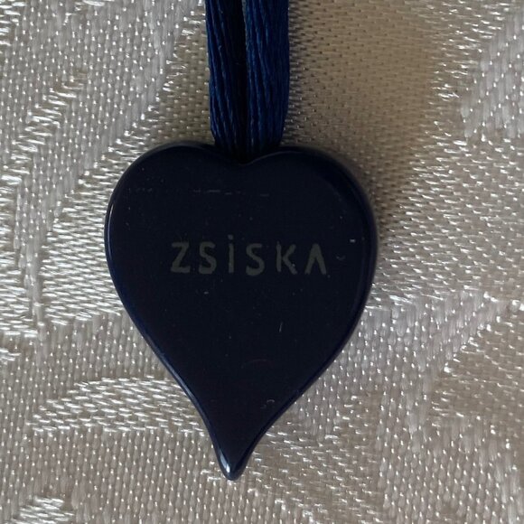 Zsiska Sophia Necklace & Matching Dangle Earrings - Shades of Blue - Picture 9 of 14